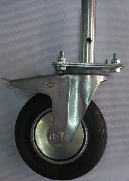 Scarfolding Wheel Swivel 8" with brake